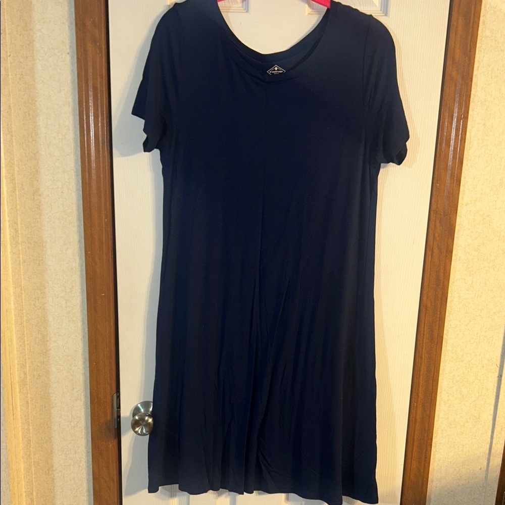 St. John's Bay Black Relaxed Maxi Dress